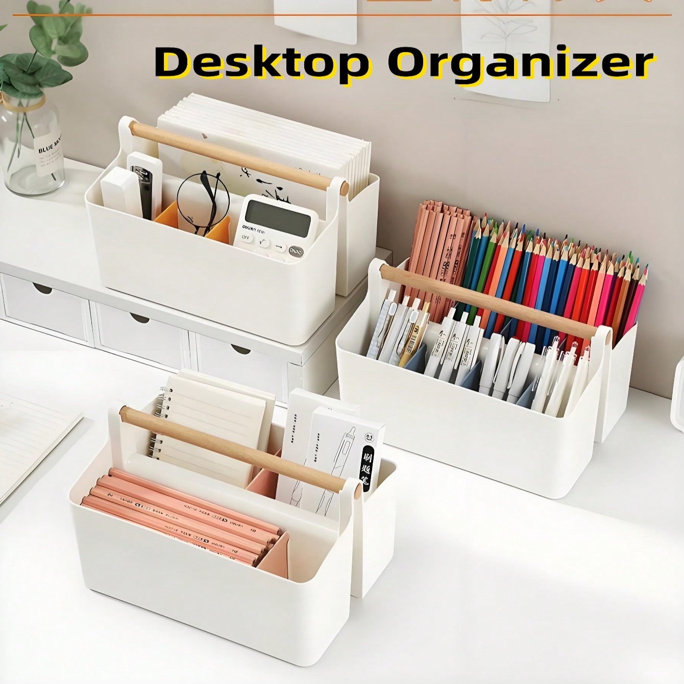 Woodworking Magazine - Organizzatore da scrivania con manico in