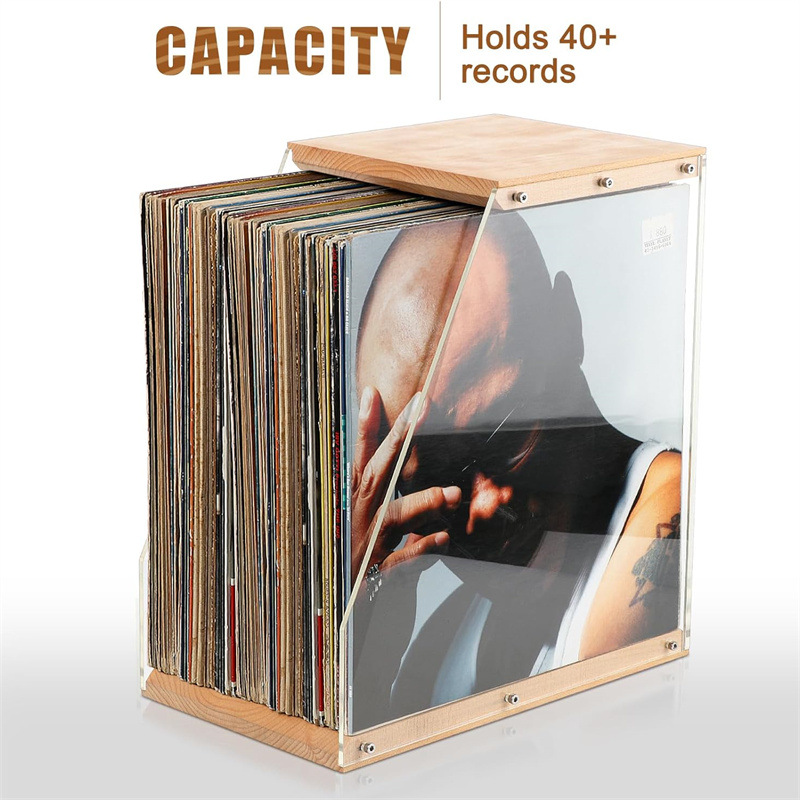 Woodworking Magazine - Scaffale per dischi in legno Ornamento