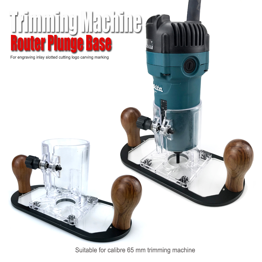 Woodworking Edge Trimmer - Base del router di legno per