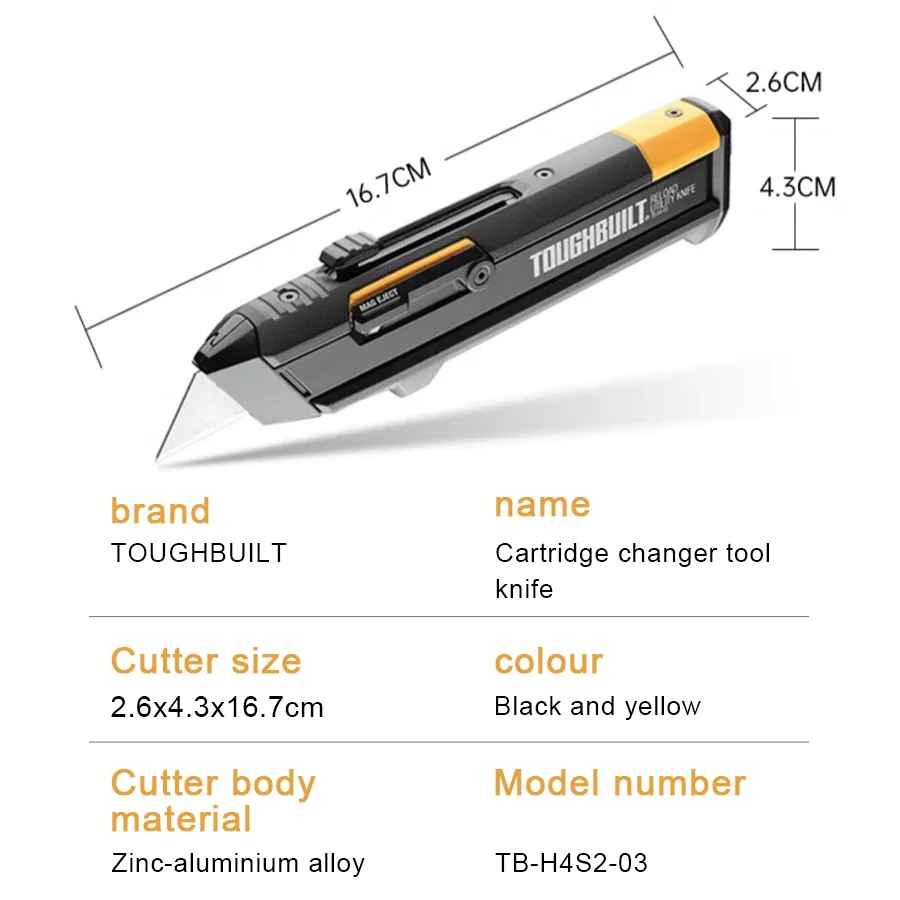TOUGHBUILT TB-H4S2-03 Coltello - Woodworking Magazine recensione e prezzo