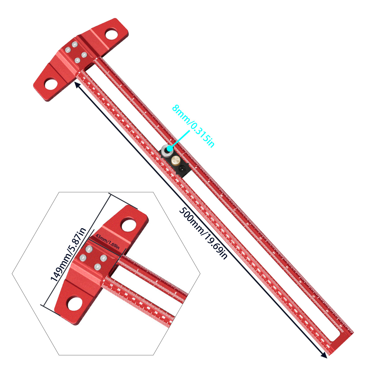 Righello a T per Falegnameria, - Woodworking Project recensione e prezzo
