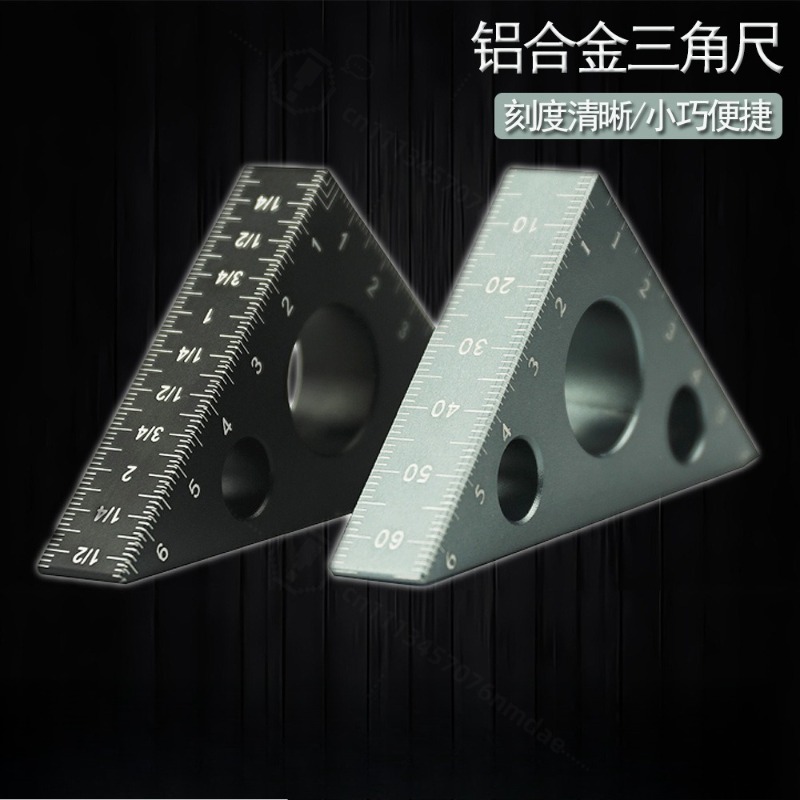 Righello triangolare in allumi - Woodworking Workshop Layout recensione e prezzo
