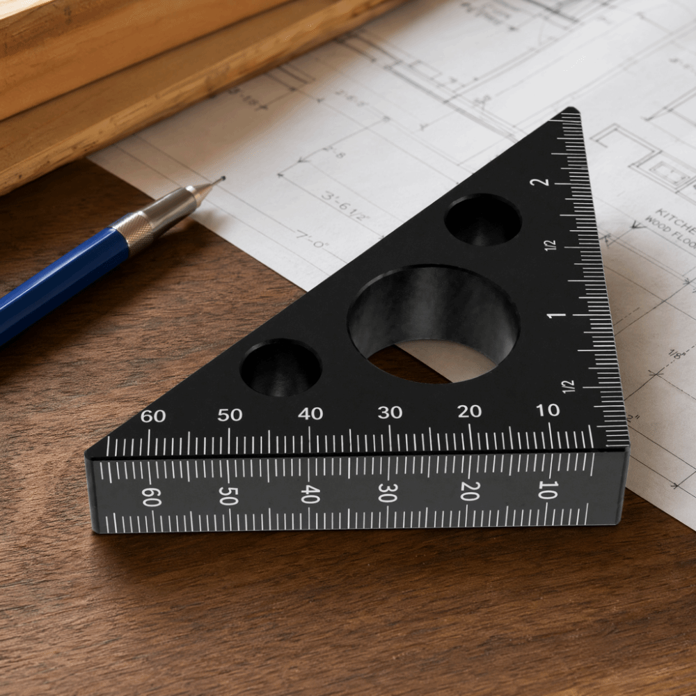 Righello Triangolare in Lega d - Woodworking Workshop Layout recensione e prezzo