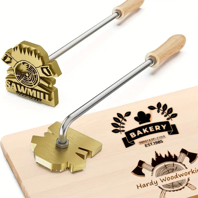 Timbro in ferro personalizzato - Woodworking Logo Design Free recensione e prezzo